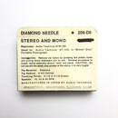 Pfanstiehl 208-D6 Diamond Needle for Audio Technica*