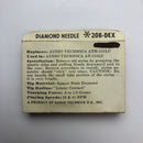 Pfanstiehl 208-DEX Linear Contact Diamond Needle for Audio Technica*