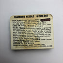 Pfanstiehl 209-D6T Diamond Needle for Audio Technica*, Akai*, Sanyo* & Sony*
