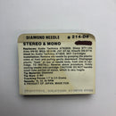 Pfanstiehl 214-D6 Diamond Needle for Audio Technica*