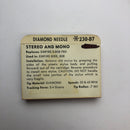 Pfanstiehl 230-D7 Diamond Needle for Audio Empire*