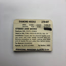Pfanstiehl 270-D7 DISC. Diamond Needle