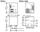 NTE R45-5D20-12 SPDT, 12 Volt DC Coil, 20A@240V AC / 28V DC High Power Relay