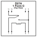 NTE R56-5D.5-12, 12 Volt DC Coil, 0.5 Amp SPDT DIP Reed Relay