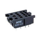 NTE R95-107, 14 Pin Mini Blade Relay Socket ~ PC Board Mount