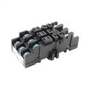 NTE R95-115, 11 Pin (0.187" Blade) Relay Socket ~ DIN Rail or Surface Mount