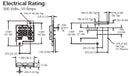 NTE R95-123, 11 Pin (0.187" Blade) Square Base Relay Socket ~ PC Board Mount