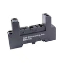 NTE R95-130 5 Pin Slim Line Relay Socket for NTE R22 & R49 SPDT Relays DIN Mount