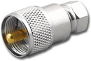 FA-8174, Male "F" Plug to Male UHF Plug Adapter