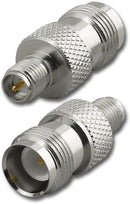RFA-8891, Pan New Reverse Polarity SMA Female To Reverse Polarity TNC Female Adapter