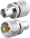 NEW Male UHF Plug to Female BNC Jack Adapter RFA-8312P