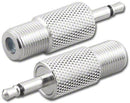 NEW Female F Jack to Male 3.5mm (1/8") Mini Plug Adapter RFA-8702