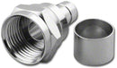 RFF-7712, "F" Type 2 Piece Male Crimp for RG-59 Cable with 1/4" Ring ~ 10 Pack