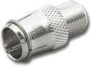 RFF-7761-5PK, "F" Type Female to Male Quick Connect Adapter ~ 5 Pack