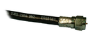 Philmore RG612 Direct Burial Grade Type F TV Coax Cable ~ BLACK 12 Foot Length
