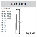 ECG RLY9010, Relay Socket Hold Down Spring for Large Ice Cube Relays