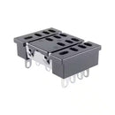 NTE RLY9157, 14 Pin Midgit Blade (0.187") 4PDT Relay Socket ~ Panel Mount