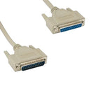 3 Foot DB25 Male to Female RS232 Extension Cable with Thumbscrews ~ S-25MF-3