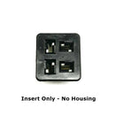 Cinch Jones / Beau S304, 4 Pin FEMALE INSERT for S304CCT Connectors ~ 10A@250V