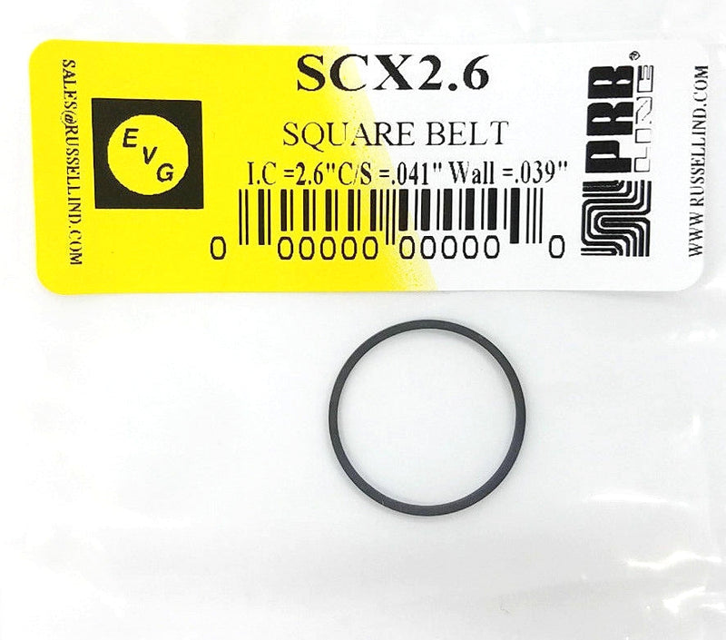 PRB SCX 2.6 Square Cut Belt for VCR, Cassette, CD Drive or DVD Drive SCX2.6