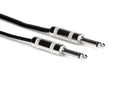 SKZ-620, Hosa Speaker Cable, Hosa 1/4 in TS to Same, Black Zip, 20 ft