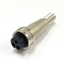 Switchcraft SL403F 3 Pin Female Slim Line Series Connector with Coupler Ring