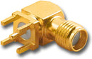 SMA-2779, SMA Female Right Angle P.C. Mount Jack