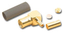SMB-2607, SMB Male Right Angle Crimp/Solder Plug for RG-174/U & RG-316/U Cable