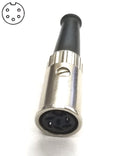Switchcraft 13EL5F, 240° 5 Pin Female DIN Metal Cable Connector with Lock Flange