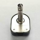 Switchcraft 237, 1/4" Stereo 3 Conductor Cable Mount Plug, Flat Black Plastic Handle