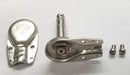 Switchcraft 238, 1/4 inch stereo 3 conductor cable mount plug with flat shielded handle