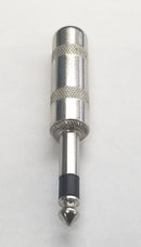 Switchcraft 288, 1/4" Mono 2 Conductor Cable Mount Plug, Nickel Metal Handle