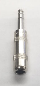 Switchcraft 290, 1/4" Stereo 3 Conductor Cable Mount Plug, Nickel Metal Handle