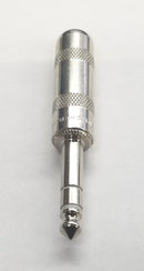 Switchcraft 297, 1/4" Stereo 3 Conductor Cable Mount Plug, Nickel Metal Handle