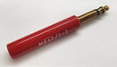 Switchcraft 482, (M642/2-2), 3-Conductor, Screw Terminals, Red Handle