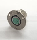 Switchcraft C4F, 4 Pin Female Panel Mount Receptacle