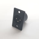 Switchcraft D3MB, 3 Pin Panel Mount Male Receptacle