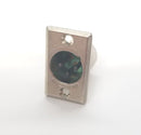 Switchcraft D3M, 3 Pin Panel Mount Male Receptacle