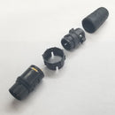 Switchcraft EN3C6M, 6 Pin Male Cable Mount with Gold Pins