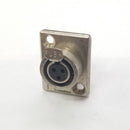 Switchcraft TY3F, Mini XLR, Female, 3 Contacts, Solder Terminals