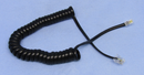 Philmore TEC25S BL, Black 7 Foot Coiled RJ22 Handset Telephone Cord