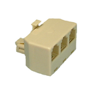 Philmore 75-6268 6 Conductor RJ11, 3 Line Female Modular Telephone Adapter