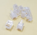 Philmore TEC3, 6 Conductor RJ12 (6P6C) Male Modular Crimp Plugs ~ 10 Pack