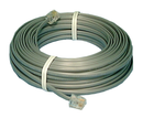TEC46M, Philmore SILVER 14 Foot 6 Conductor RJ12 Male to Male Telephone Cord