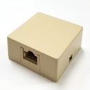 Philmore TEC88 8 Conductor RJ45, Single Female, Ivory Modular Telephone Jack