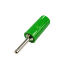 TJ-2-P-G, Sato Parts Green Pin Tip Plug ~ Solder Type, 18AWG Max.