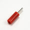 Sato Parts # TJ-2-P-R, Red Pin Tip Plug ~ Solder Type, 18AWG Max.