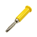 TJ-560-Y, Sato Parts Yellow Male Banana Plug ~Solder Type, 16AWG Max.