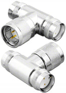 TWX-7510, Twinax Female to Male to Female (Jack-Plug-Jack) T Adapter