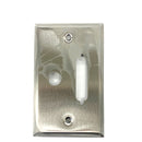 WP-25/C, Steel Wall Plate for DB25 / DB44 & 1/2" Coaxial Mount Connectors
